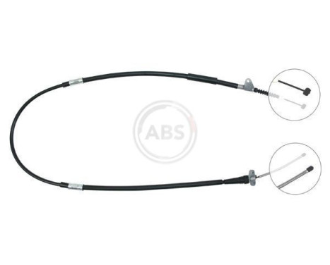 Cable, parking brake K16048 ABS, Image 3
