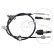 Cable, parking brake K16497 ABS, Thumbnail 3