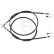 Cable, parking brake K16500 ABS