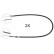 Cable, parking brake K16626 ABS