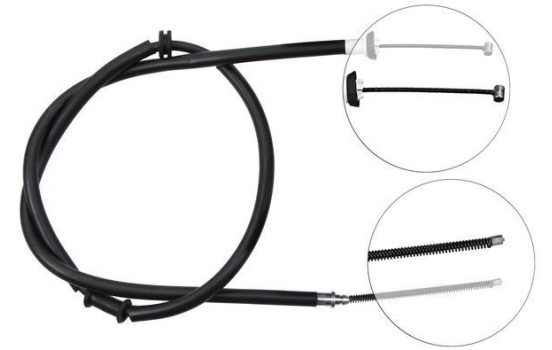 Cable, parking brake K16838 ABS