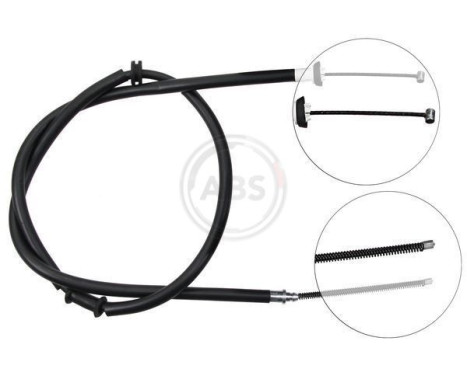 Cable, parking brake K16838 ABS, Image 2