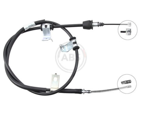 Cable, parking brake K17028 ABS, Image 3