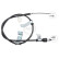 Cable, parking brake K17147 ABS, Thumbnail 2