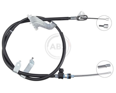 Cable, parking brake K17299 ABS, Image 2