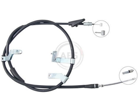 Cable, parking brake K17304 ABS, Image 2