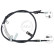 Cable, parking brake K17377 ABS, Thumbnail 2