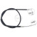 Cable, parking brake K17378 ABS, Thumbnail 3