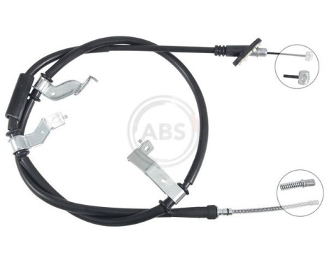 Cable, parking brake K17407 ABS, Image 2