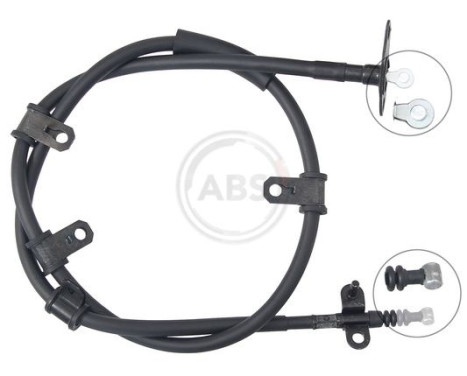 Cable, parking brake K17433 ABS, Image 2
