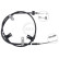 Cable, parking brake K17470 ABS, Thumbnail 2