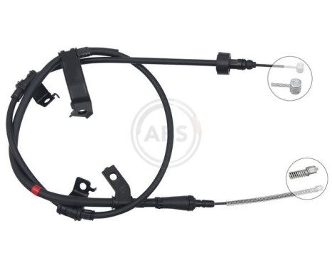 Cable, parking brake K17474 ABS, Image 2