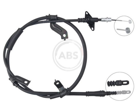Cable, parking brake K17489 ABS, Image 2