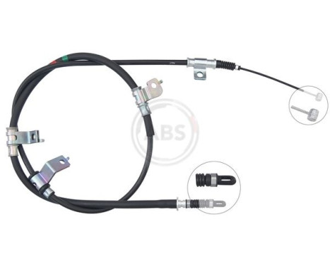 Cable, parking brake K17500 ABS, Image 2