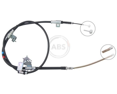 Cable, parking brake K17502 ABS, Image 2