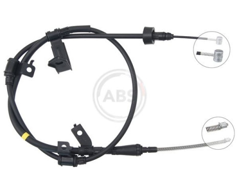 Cable, parking brake K17509 ABS, Image 2