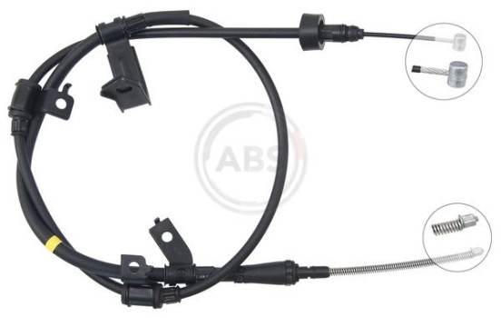 Cable, parking brake K17509 ABS, Image 2