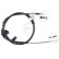 Cable, parking brake K17560 ABS, Thumbnail 2