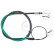 Cable, parking brake K17591 ABS, Thumbnail 2