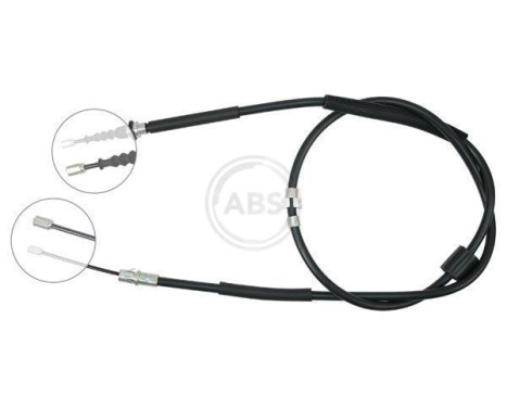 Cable, parking brake K17666 ABS, Image 2