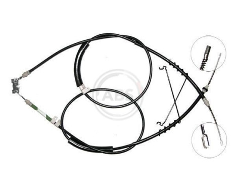 Cable, parking brake K17705 ABS, Image 3