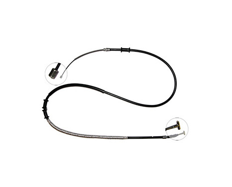 Cable, parking brake K18028 ABS, Image 2