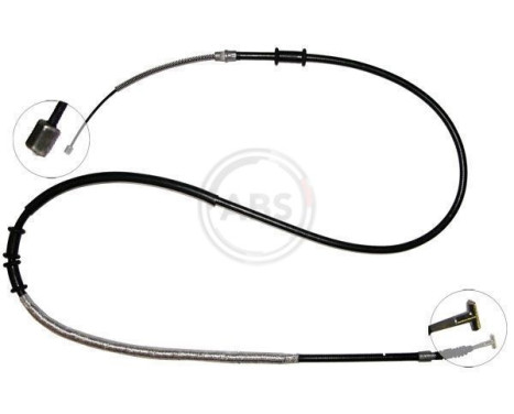 Cable, parking brake K18028 ABS, Image 3