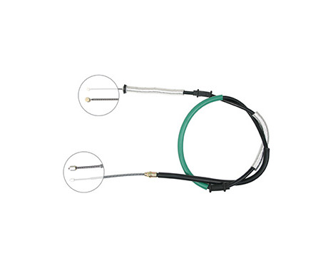 Cable, parking brake K18067 ABS, Image 2