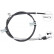 Cable, parking brake K18551 ABS