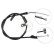 Cable, parking brake K18817 ABS, Thumbnail 3