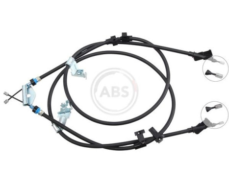 Cable, parking brake K19000 ABS, Image 2