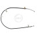 Cable, parking brake K19038 ABS, Thumbnail 3