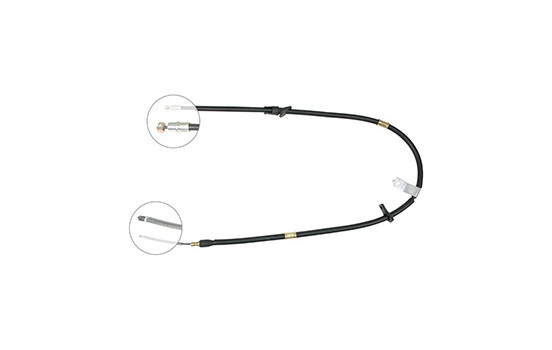 Cable, parking brake K19058 ABS, Image 2