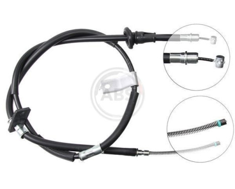 Cable, parking brake K19087 ABS, Image 3