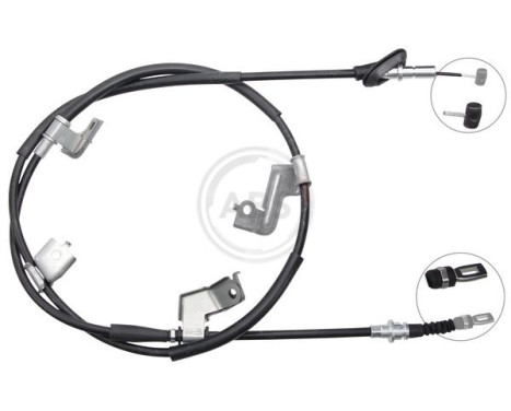 Cable, parking brake K19088 ABS, Image 2