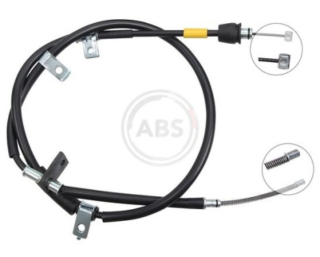 Cable, parking brake K19118 ABS, Image 2