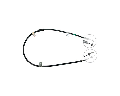 Cable, parking brake K19138 ABS, Image 2