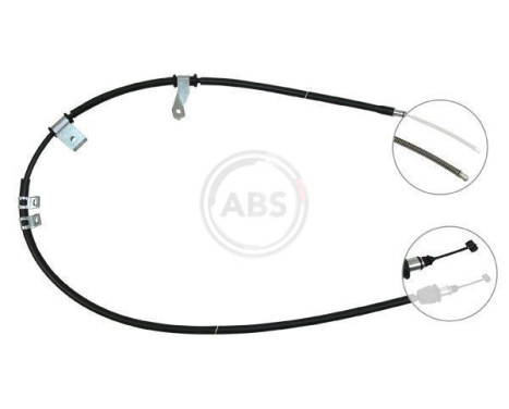 Cable, parking brake K19168 ABS, Image 2