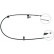 Cable, parking brake K19317 ABS, Thumbnail 2