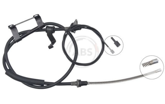Cable, parking brake K19387 ABS, Image 2