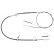 Cable, parking brake K19398 ABS