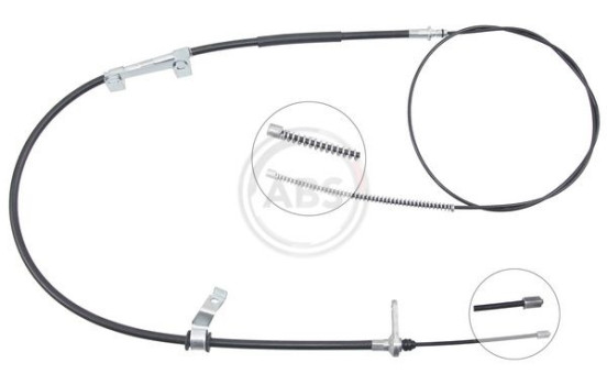 Cable, parking brake K19398 ABS, Image 2
