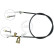 Cable, parking brake K19497 ABS, Thumbnail 2