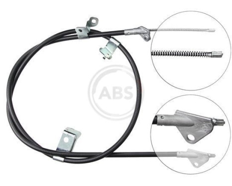Cable, parking brake K19528 ABS, Image 2
