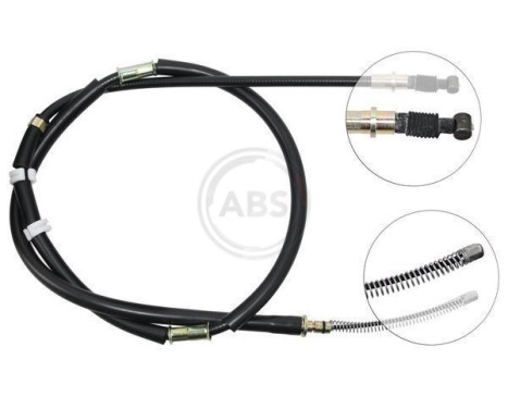Cable, parking brake K19588 ABS, Image 3