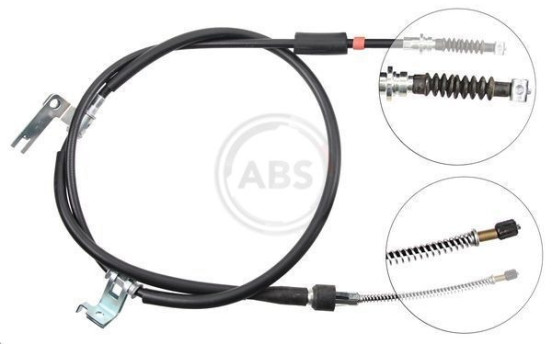Cable, parking brake K19597 ABS, Image 3