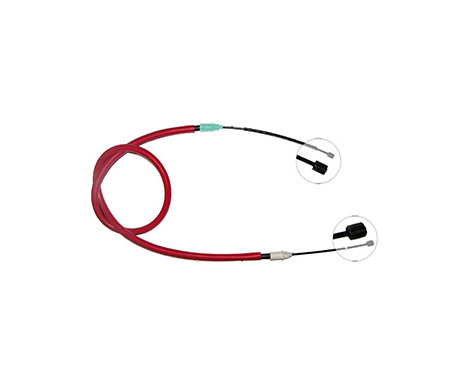 Cable, parking brake K19625 ABS, Image 2