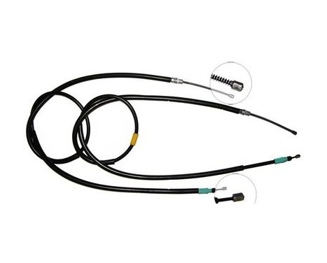 Cable, parking brake K19645 ABS, Image 2
