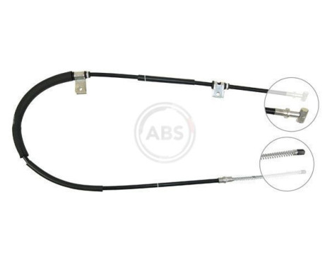 Cable, parking brake K19677 ABS, Image 3