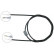 Cable, parking brake K19681 ABS, Thumbnail 2